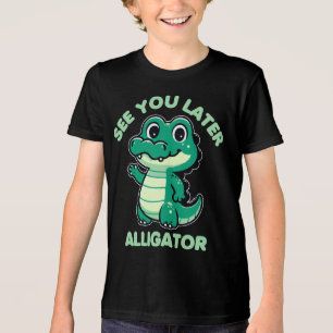 Vi ses senare, Alligator Cute Crokodile Wave T Shirt
