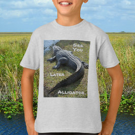 Vi ses senare, Alligator Everglades Florida T Shirt