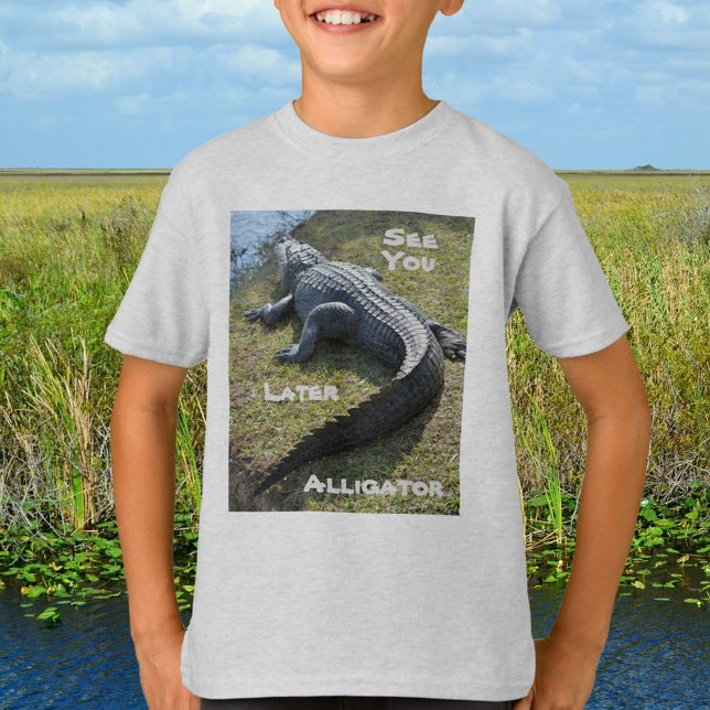 Vi ses senare, Alligator Everglades Florida T Shirt (Skapare uppladdad)