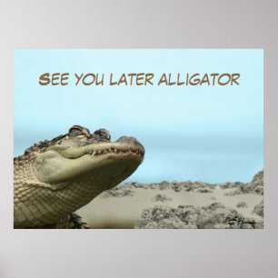 Vi ses senare Alligator Poster