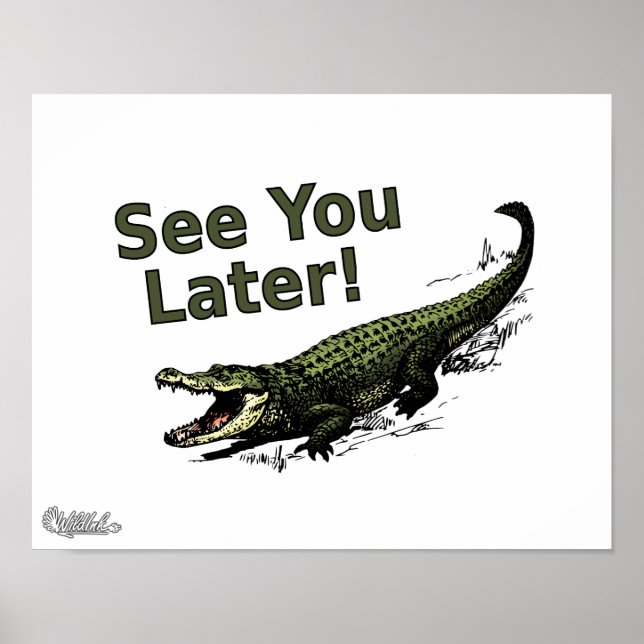 Vi ses senare Alligator Poster (Framsidan)