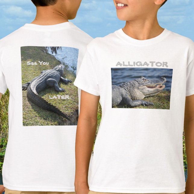 Vi ses senare Alligator Roligt Wildlife T Shirt (Skapare uppladdad)