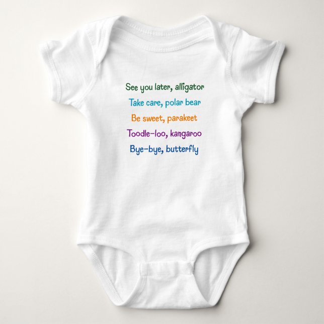 Vi ses senare, Alligator... T Shirt (Framsida)