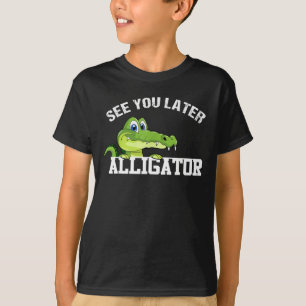 Vi ses senare, i en krokodiltråd t shirt