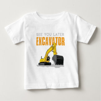 Vi ses senare i Excavator Småbarn Boy Kids T-shirt