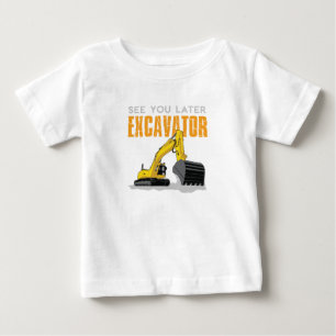 Vi ses senare i Excavator Småbarn Boy Kids Tee Shirt