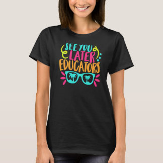 Vi ses senare på skolans barn förra dagen t shirt