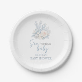 Vi ses snart baby Kustnära strand Baby Shower
