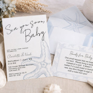 Vi Ses Snart Baby Shower Inbjudan