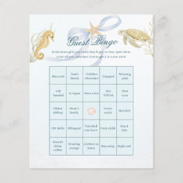 Vi ses snart Gästbingo Baby Shower-spel