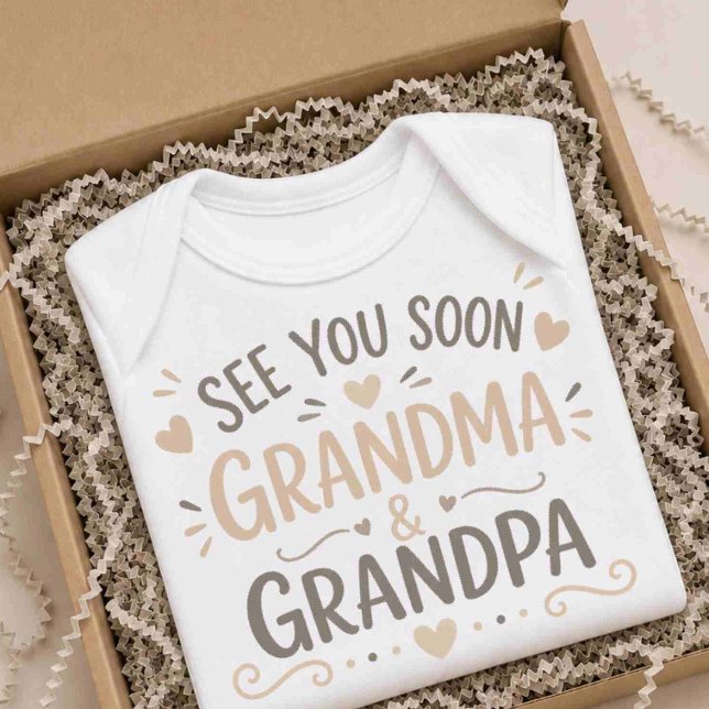 Vi ses snart Mormor Morfar Outfit T Shirt (Skapare uppladdad)