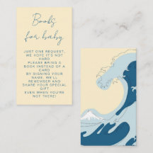 Vi ses snart Oceanvåg Blå Pojke Baby Shower