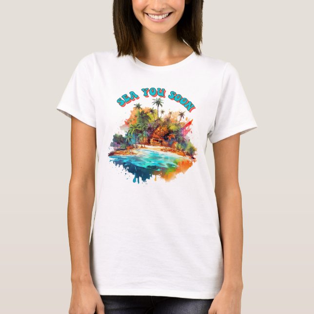 Vi ses snart t shirt (Framsida)