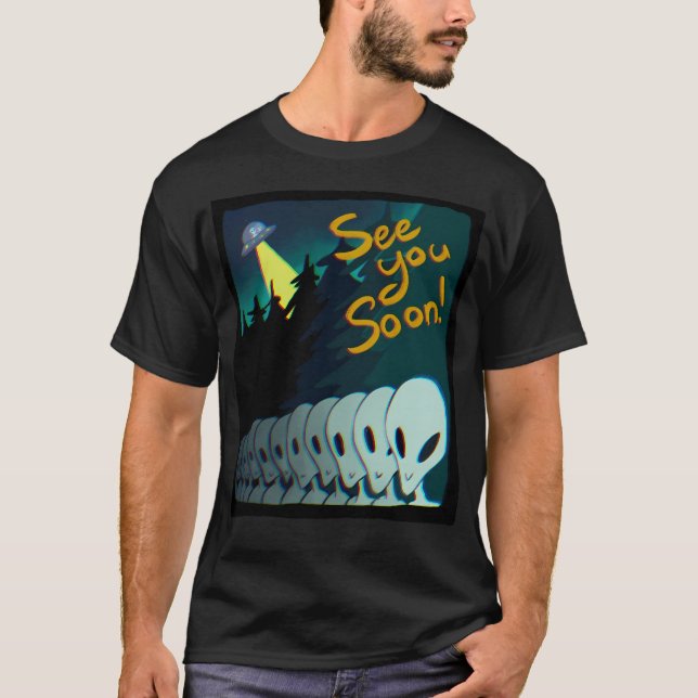 Vi ses snart t shirt (Framsida)