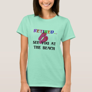 Vi ses vid Beach, roligt, roligt, roligt T Shirt