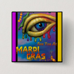 Vi ses vid Mardi Gras Öga Knapp