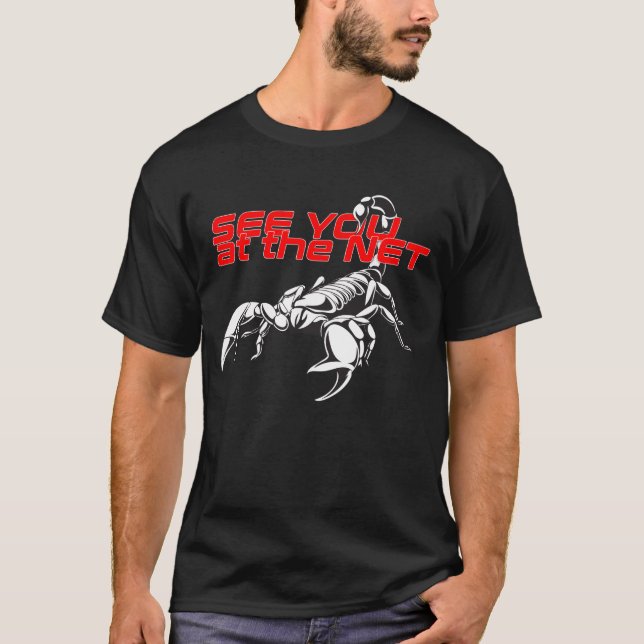 Vi ses vid nätet! t shirt (Framsida)