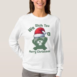 Vi Shih Tzu a God jul, Shih Tzu Älskare T Shirt
