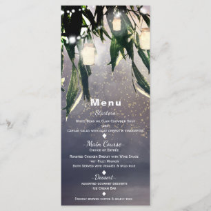 Vi sjunger Menu Card för Pillerträd & Murarljus Meny