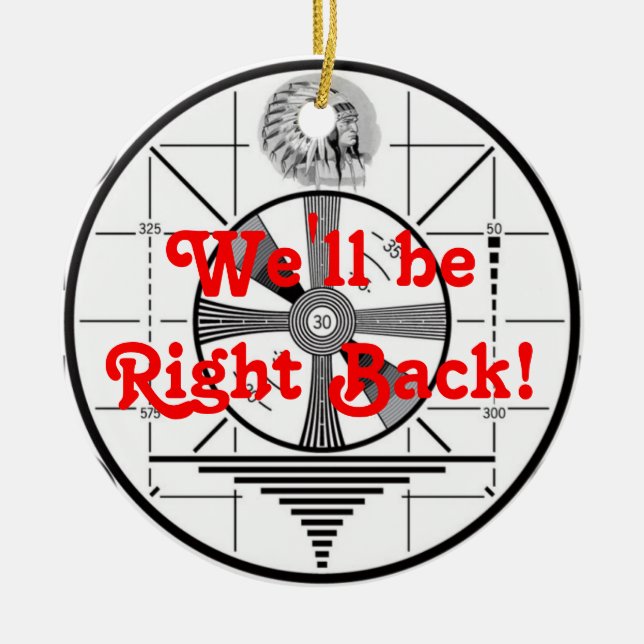 Vi ska är höger baksida! julgransprydnad keramik (Framsidan)