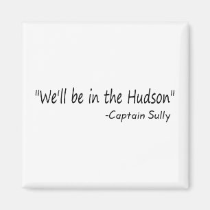 Vi ska är i Hudsonen (Blk) Magnet