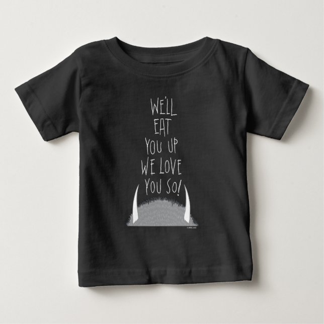 Vi ska äta upp dig Vi älskar dig så! T Shirt (Framsida)