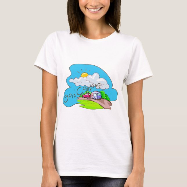 Vi ska Camping T Shirt (Framsida)