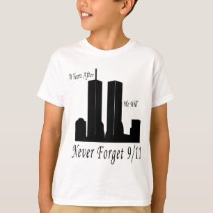 Vi ska glömmer aldrig 9/11 t-shirt