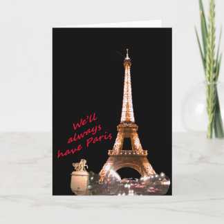 Vi ska har alltid det standarda Paris kortet (5" x Kort