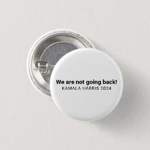 Vi ska inte tillbaka kamala harris 2024 vit knapp