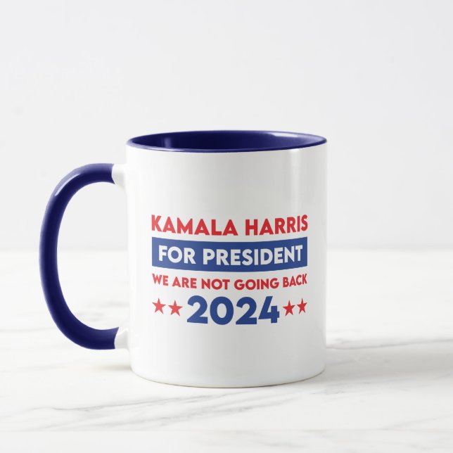 Vi ska inte tillbaka Kamala Harris till president Mugg (Vänster)