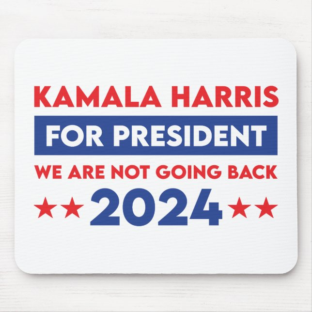 Vi ska inte tillbaka Kamala Harris till president Musmatta (Framsidan)