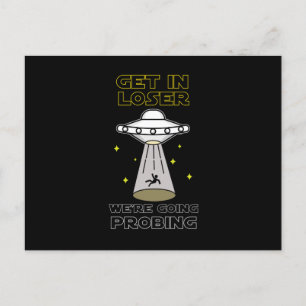 Vi ska leta efter en sci-fi-UFO Helg Vykort