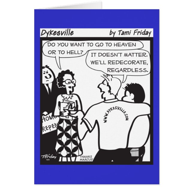 Vi ska Redecorate Hälsningskort (Framsidan)