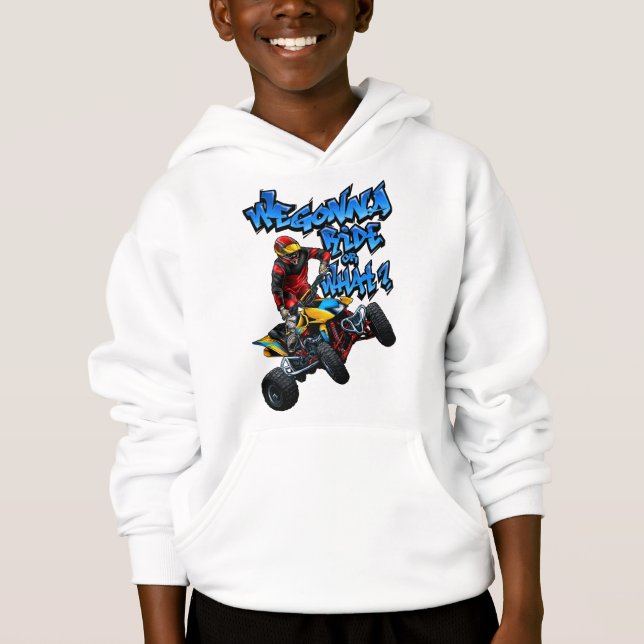 Vi ska rida eller vad?Luvtröjor T Shirt (Framsida)