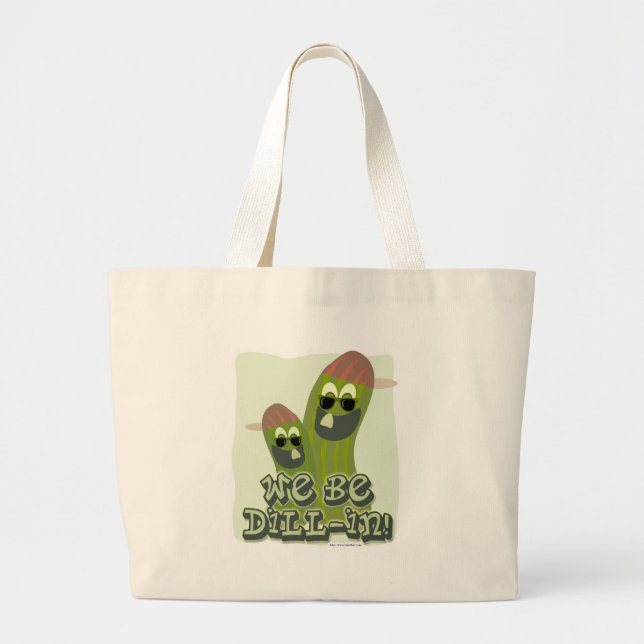 Vi ska ringa in Hip hop Pickle Pals Toon Jumbo Tygkasse (Framsidan)