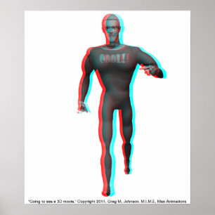 Vi ska se en 3D-film! Poster