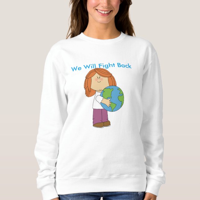 Vi ska slagsmålbaksida t-shirt (Framsida)