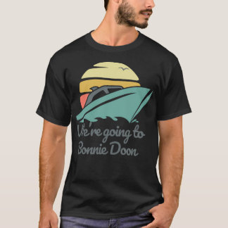 Vi ska till Bonnie Doon Design Retro T Shirt