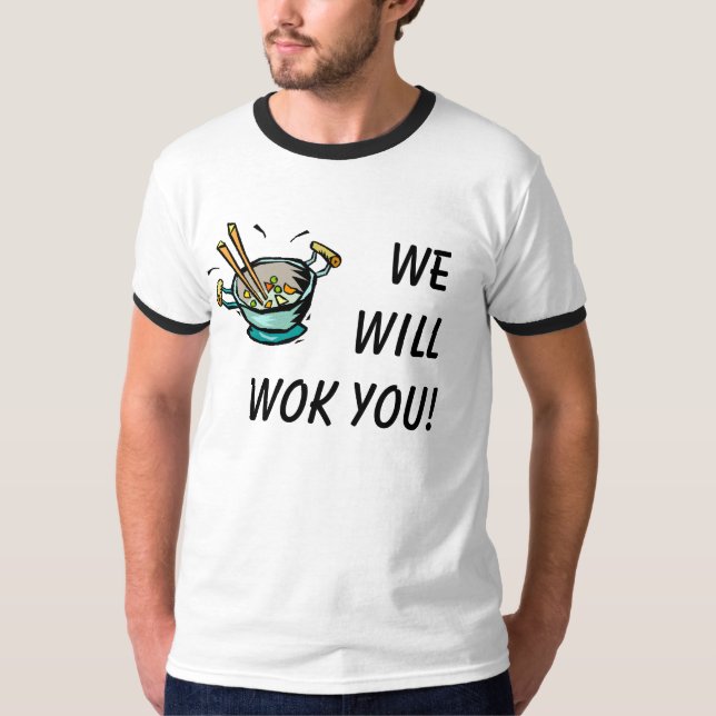 Vi ska wokar dig! t-shirt (Framsida)