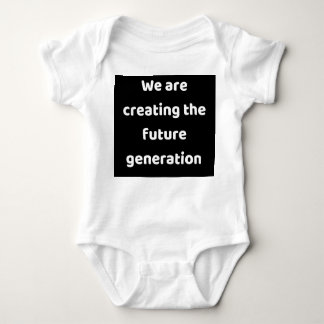 Vi skapar generation t shirt