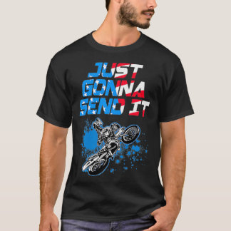 Vi skickar bara Motocross Dirt Bike Premium T Shirt