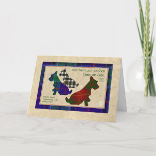 Vi skotska Robert Burns födelsedag 3 Kort