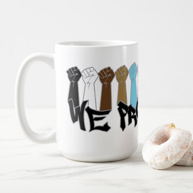 Vi Skyddar Oss Kaffemugg (Med munk)