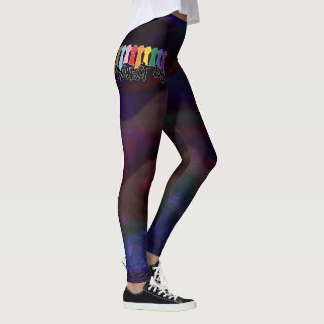 Vi skyddar oss leggings (Höger)