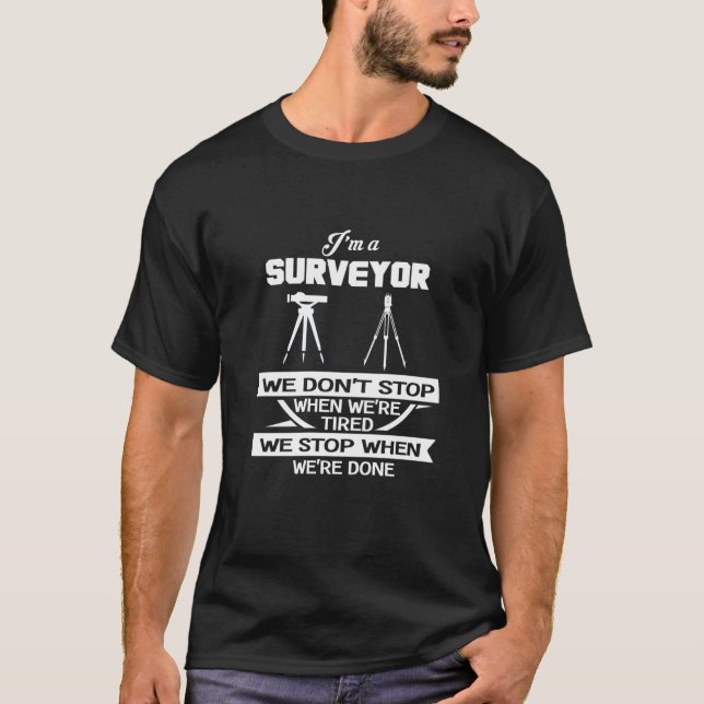 Vi slutar bara med undersökningen när vi har gjort t shirt (Framsida)