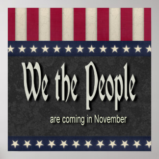 Vi som kommer i november poster
