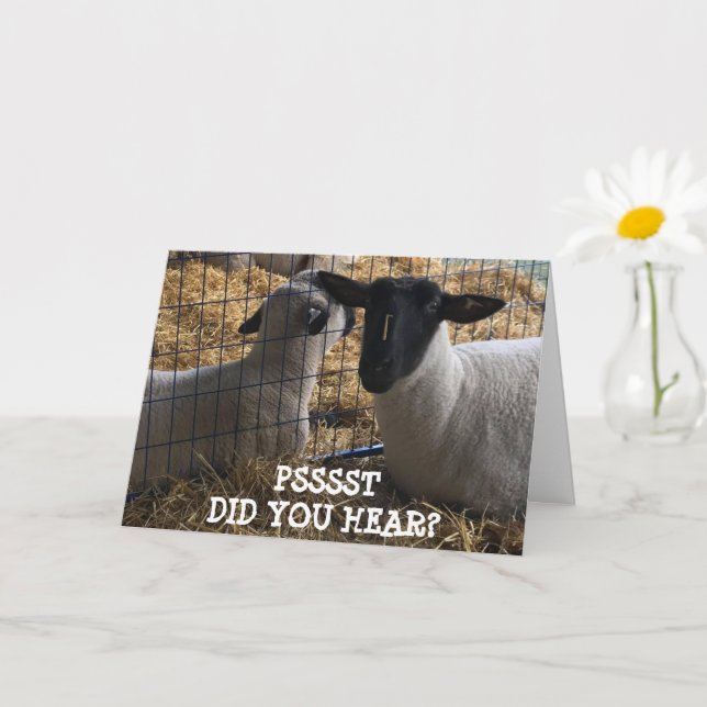 VI "SPARADE DIG EN BIET AV CAKE" BIRTHDAY KORT (Liten växt)