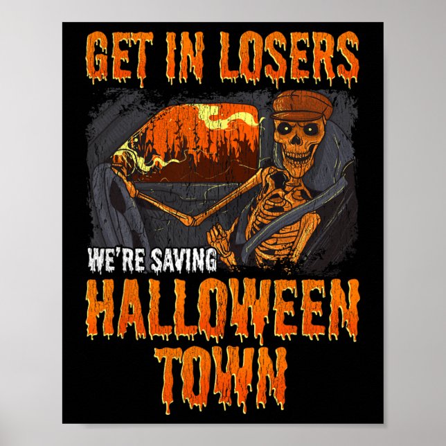 Vi sparar Halloween-staden Poster (Framsidan)