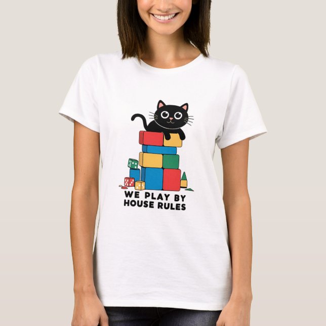 Vi spelar efter husets regler t shirt (Framsida)